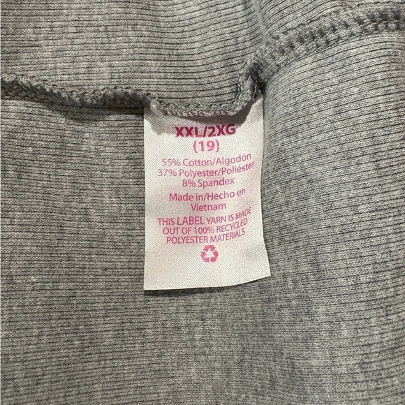 NWOT, No Boundaries, Plus Size Adjustable Camisole, XXL, Gray - Picture 5 of 8